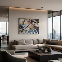 Peinture en verre avec le soleil (petits plaisirs) — Penthouse de luxe