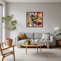 Peinture avec centre vert — Maison scandinave