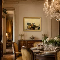 Panier de fruits — Salle à manger de château