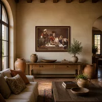 Souper à Emmaüs — Villa italienne