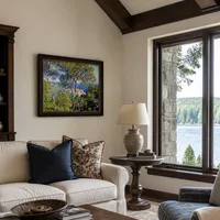 Borderara — Maison au bord du lac