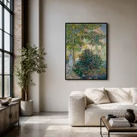 Camille Monet dans le jardin de la maison d'Argenteuil — Loft moderne