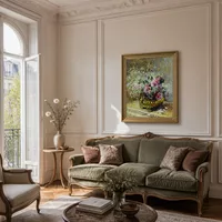 Fleurs dans un pot — Appartement parisien