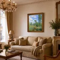 Voie dans les champs de coquelicots, Ile Saint-Martin — Appartement parisien