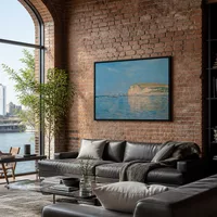 Marée basse à la pourville 02 — Loft au bord de la rivière