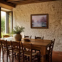 Dégel sur la rivière près de Vetheuil — Villa italienne