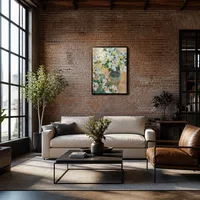 Azalée blanche dans un pot — Loft moderne