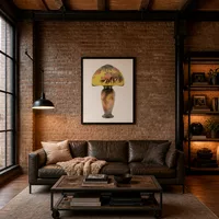 Lampe à hibiscus — Loft moderne