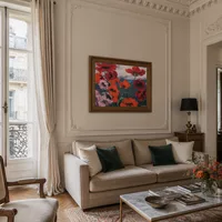 Gros coquelicots — Appartement parisien