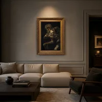 Saturne dévorant son fils — Intérieur de musée