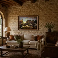 La chasse au sanglier — Villa italienne