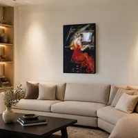 La femme en rouge — Penthouse de luxe