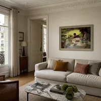 Petit déjeuner dans le jardin — Appartement parisien