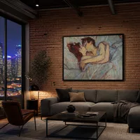 Au lit le baiser — Loft moderne