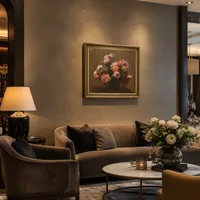 Vase de pivoines — Hôtel de charme