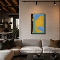 Le rideau jaune — Loft moderne