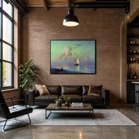 Coucher de soleil — Loft moderne