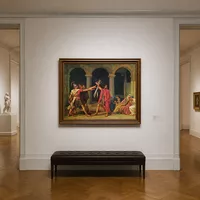 Le serment de Horatii — Intérieur de musée