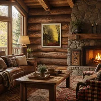 Or d'automne — Chalet de montagne