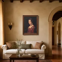 Portrait d'une femme inconnue (La Belle Ferroniere) — Villa italienne