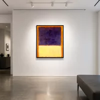 Rouge, orange, bronzage et violet — Galerie minimaliste