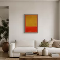 Ocre et rouge sur rouge — Maison scandinave