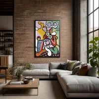 Grande nature morte sur le piédestal — Loft moderne