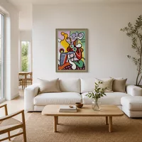 Grande nature morte sur le piédestal — Maison scandinave
