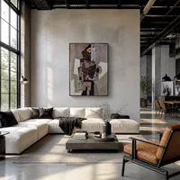 Arlequin avec violon — Loft moderne