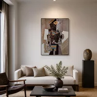 Arlequin avec violon — Intérieur de musée