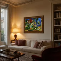 Paysage méditerranéen — Appartement parisien