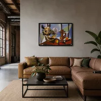 Nature morte avec le crâne de Bull — Loft moderne