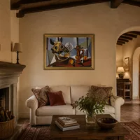 Nature morte avec le crâne de Bull — Villa italienne