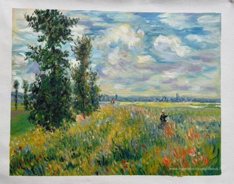 Ce tableau, peint à la main par nos artistes