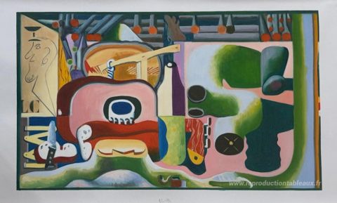 Ce tableau, peint à la main par nos artistes