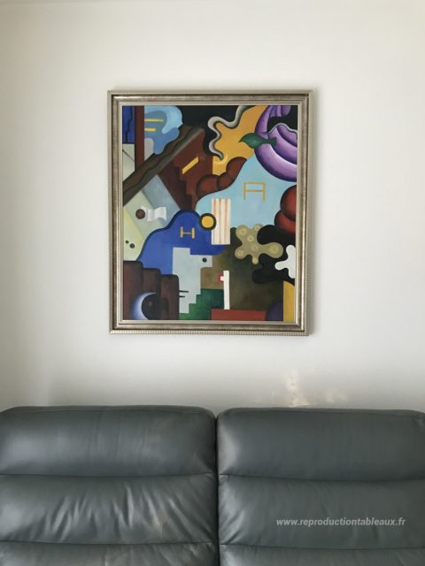 Ce tableau, peint à la main par nos artistes