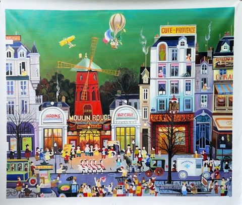 Ce tableau, peint à la main par nos artistes