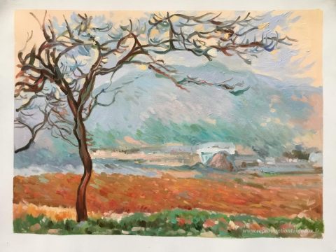 Ce tableau, peint à la main par nos artistes