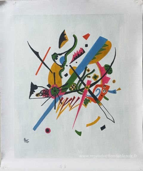 Ce tableau, peint à la main par nos artistes