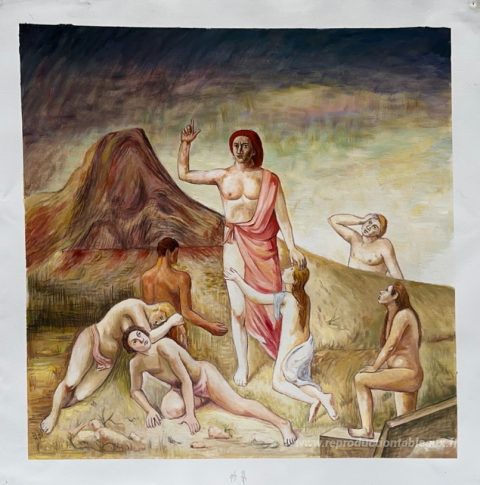 Ce tableau, peint à la main par nos artistes