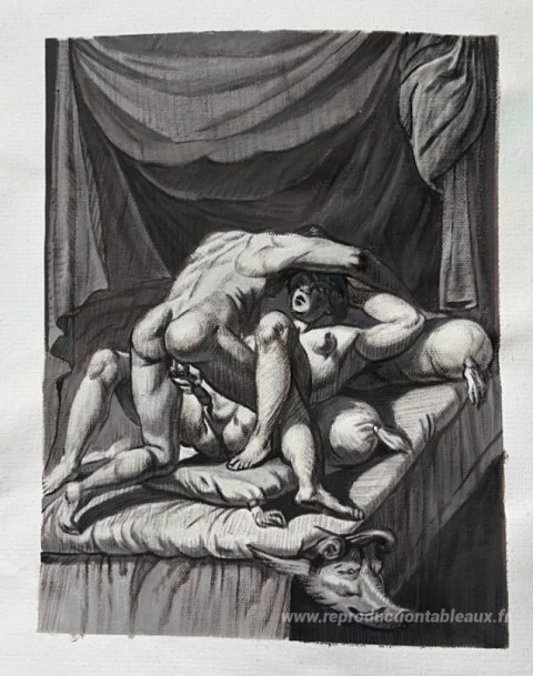Ce tableau, peint à la main par nos artistes