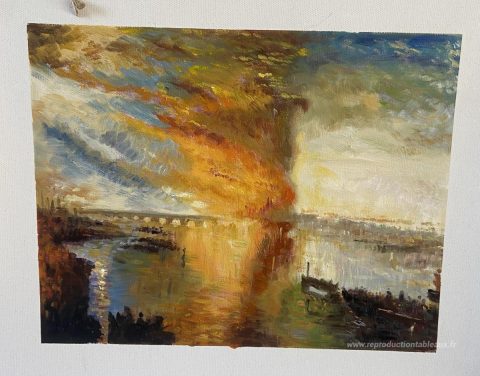 Ce tableau, peint à la main par nos artistes