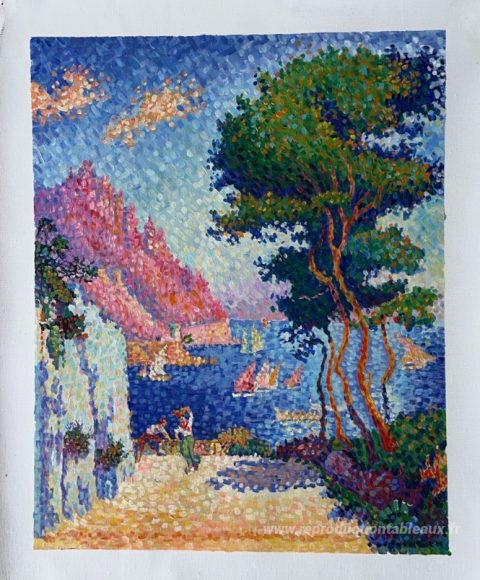 Ce tableau, peint à la main par nos artistes