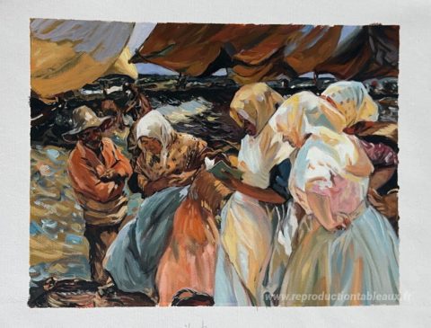 Ce tableau, peint à la main par nos artistes