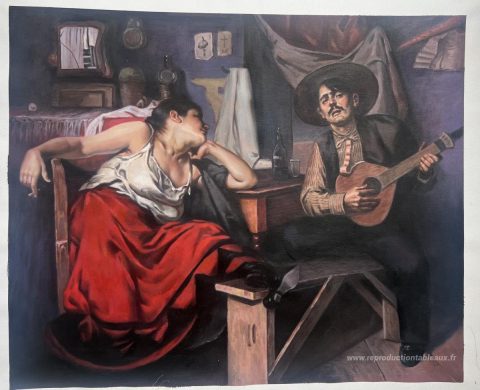 Ce tableau, peint à la main par nos artistes