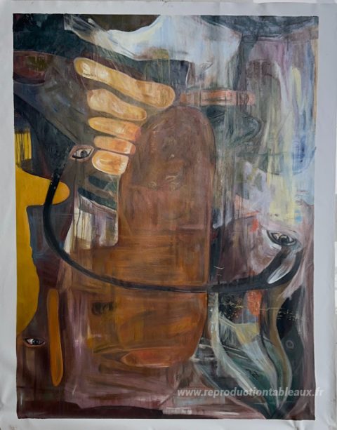 Ce tableau, peint à la main par nos artistes