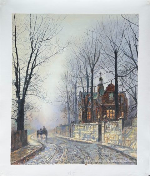 Ce tableau, peint à la main par nos artistes