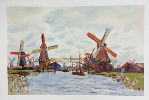 Ce tableau, peint à la main par nos artistes