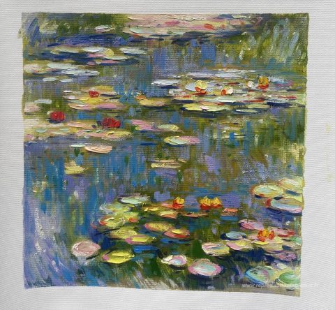 Ce tableau, peint à la main par nos artistes