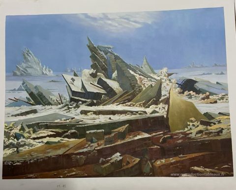 Ce tableau, peint à la main par nos artistes